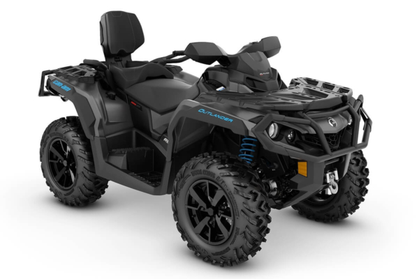 Outlander 650 Max XT T ein ATV in Iron Gray mit Octane Blue von Can-Am - Modelljahr 2020 - 0002SLM00