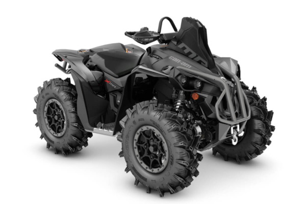 Renegade 1000R X mr ein ATV in Black mit Platinum Silver von Can-Am - Modelljahr 2020 - 0004FLD00