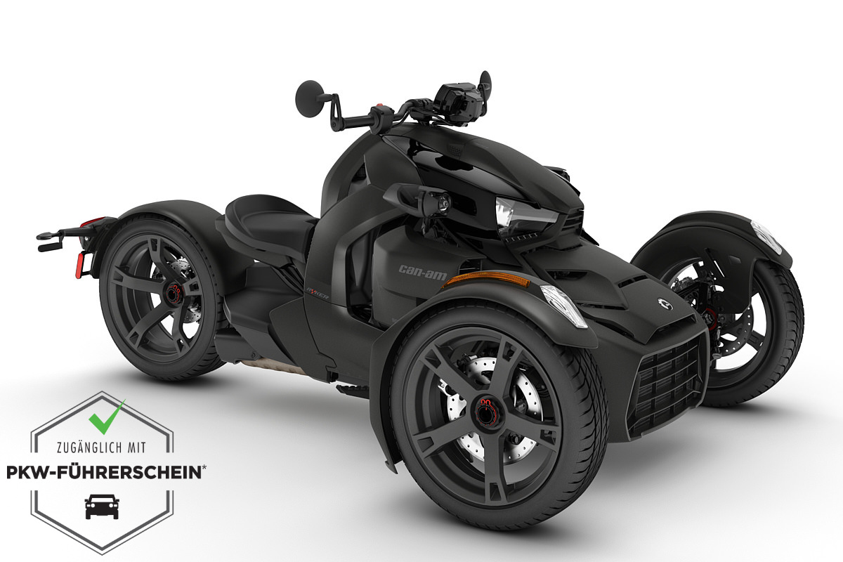 Ryker 900 ACE ein Roadster in Carbon Black von Can-Am - Modelljahr 2020 - 000F2LB00