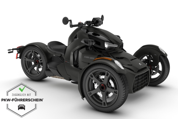 Ryker 600 ACE ein Roadster in Carbon Black von Can-Am - Modelljahr 2020 - 000F1LB00